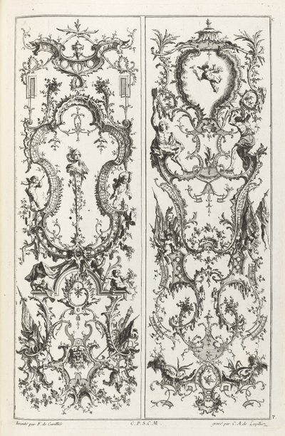 Book of Ornaments by Jean François Cuvilliés